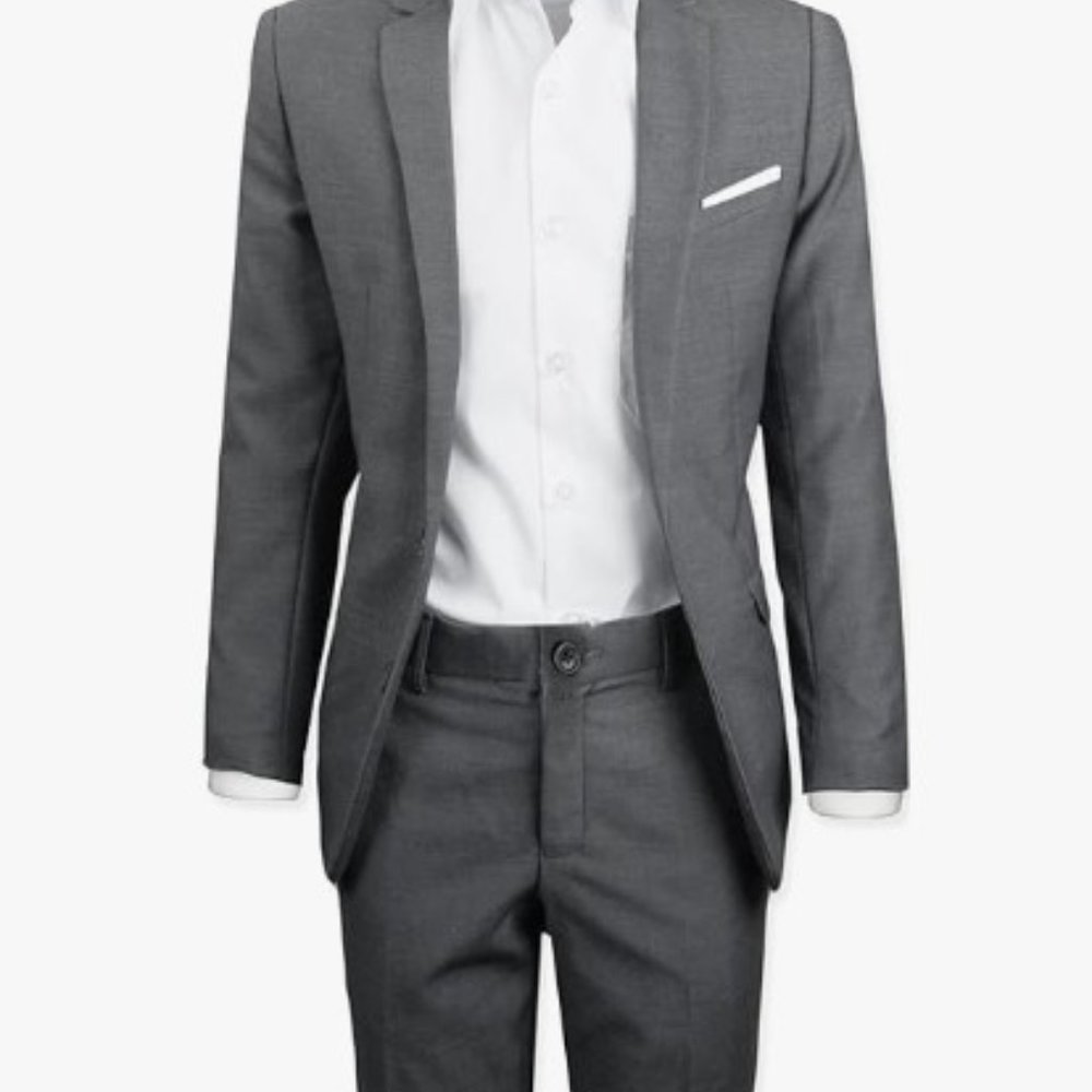 Slim Fit Suit & Shirt Set |  Boys Size 4